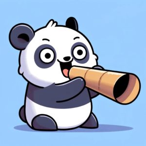 Panda Cartoon Blockchain New